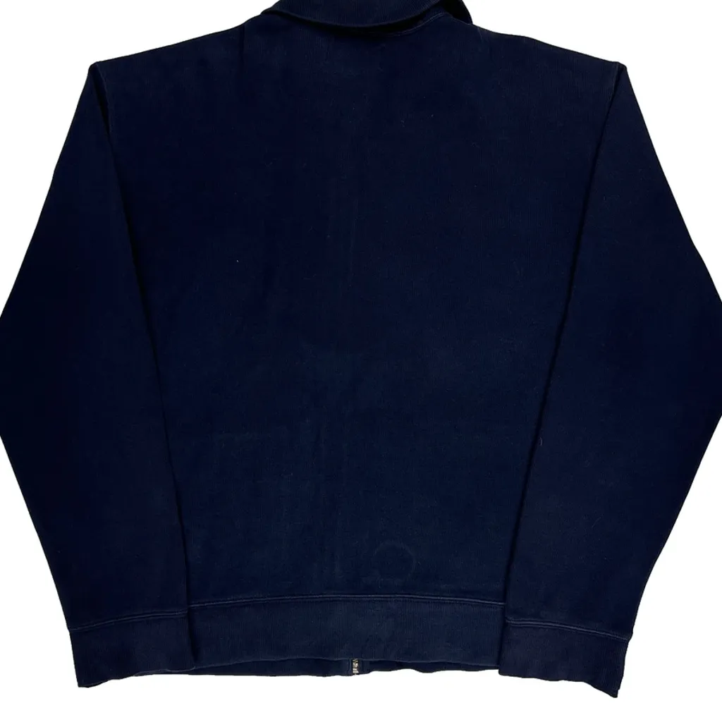 Polo By Ralph Lauren Zip Up - Large Navy Cotton - Image 6