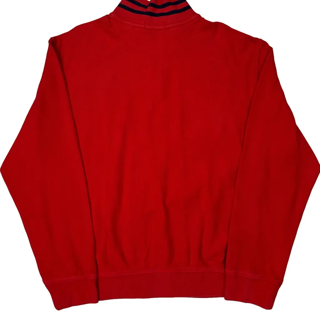 Polo Crest Polo By Ralph Lauren 1/4 Zip - 2XL Red Cotton - Image 6