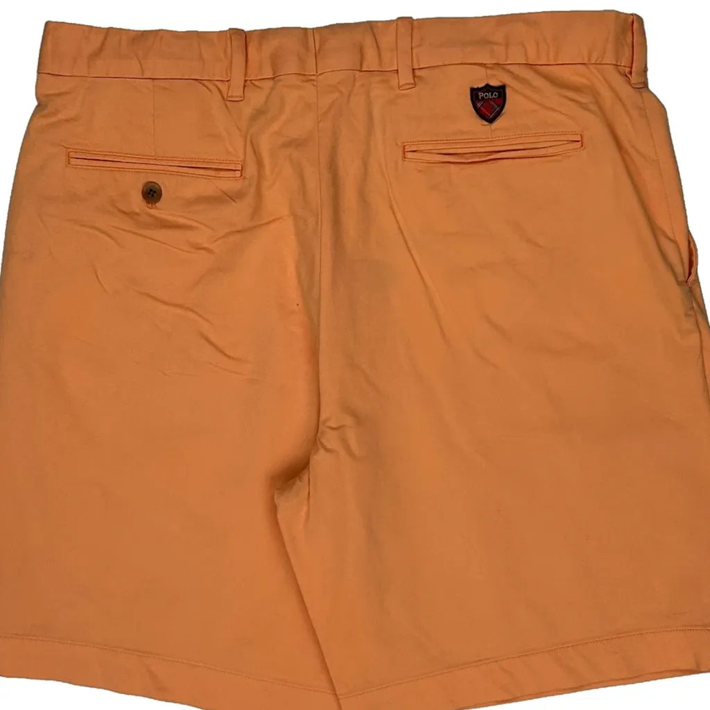 Polo Golf Ralph Lauren Chino Shorts - 36W 8L Orange Cotton - Image 11