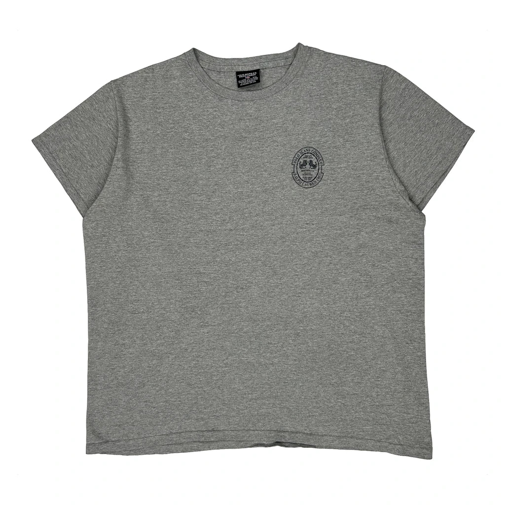 Polo Jeans Company Ralph Lauren Graphic T-Shirt - 2XL Grey Cotton