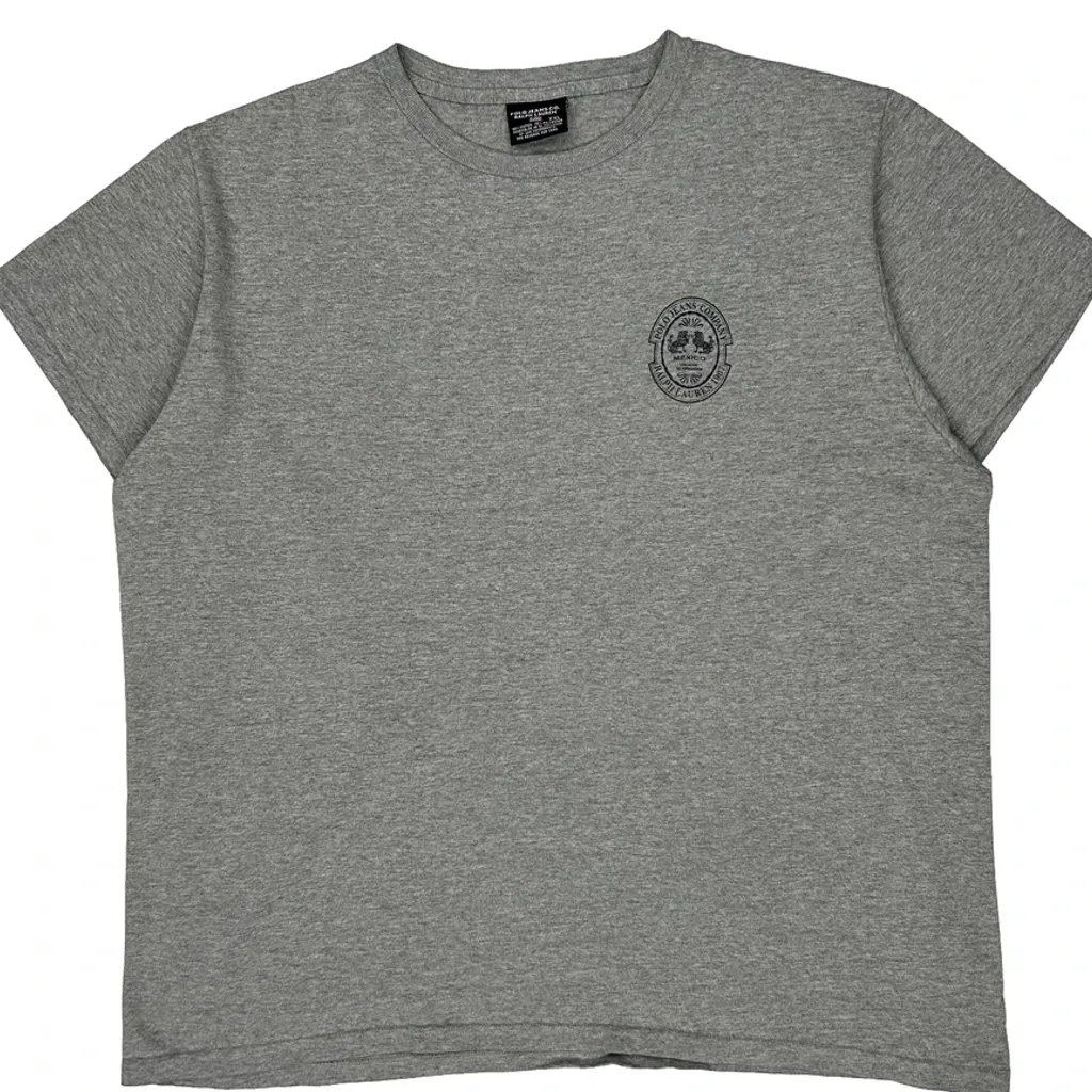 Polo Jeans Company Ralph Lauren Graphic T-Shirt - 2XL Grey Cotton - Image 5