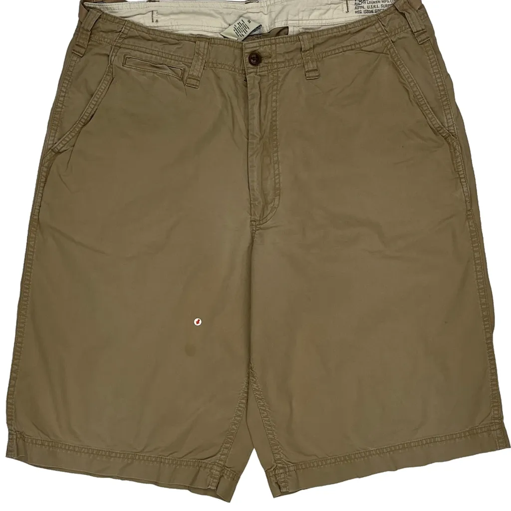 Polo Jeans Ralph Lauren Chino Shorts - 34W 10L Khaki Cotton - Image 10