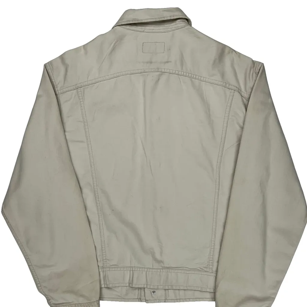Polo Jeans Ralph Lauren Denim Jacket - Large Beige Cotton - Image 7