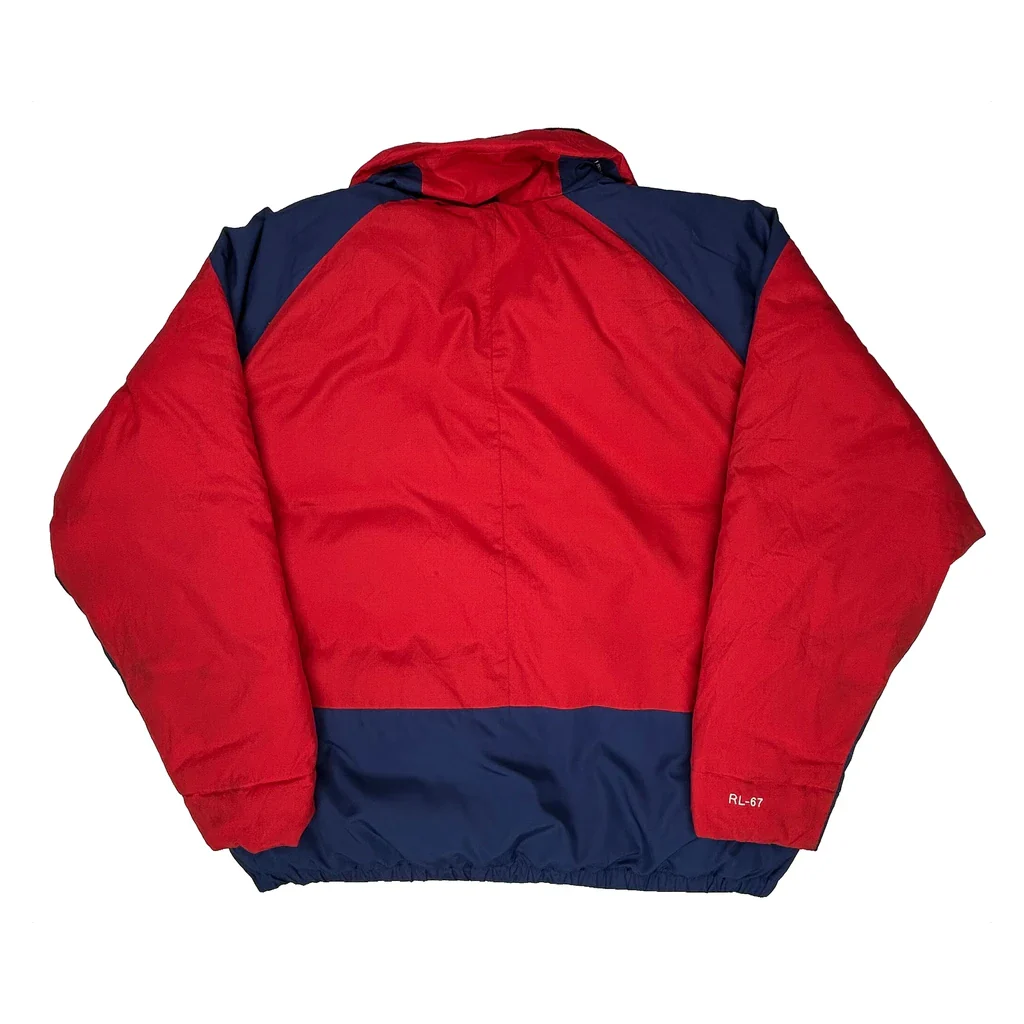 Polo Jeans Ralph Lauren Padded Jacket - XL Red Polyester - Image 2