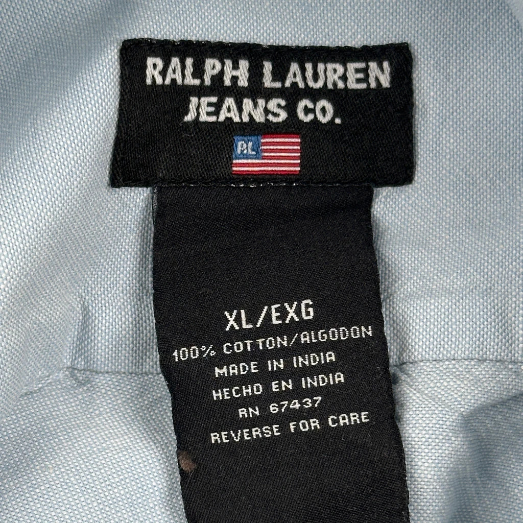Polo Jeans Ralph Lauren Shirt - XL Blue Cotton - Image 3