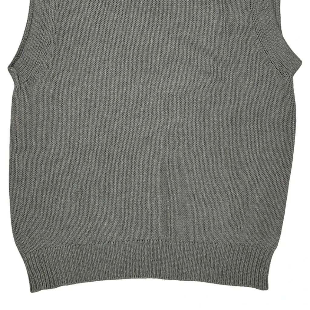 Polo Jeans Ralph Lauren Sweater Vest - Small Grey Cotton - Image 6