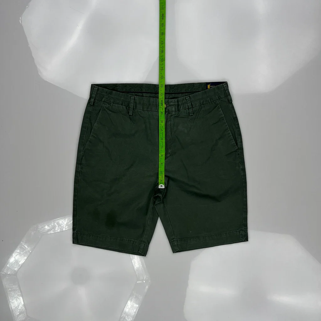 Polo Sport Chino Shorts - 32W 10L Green Cotton - Image 4
