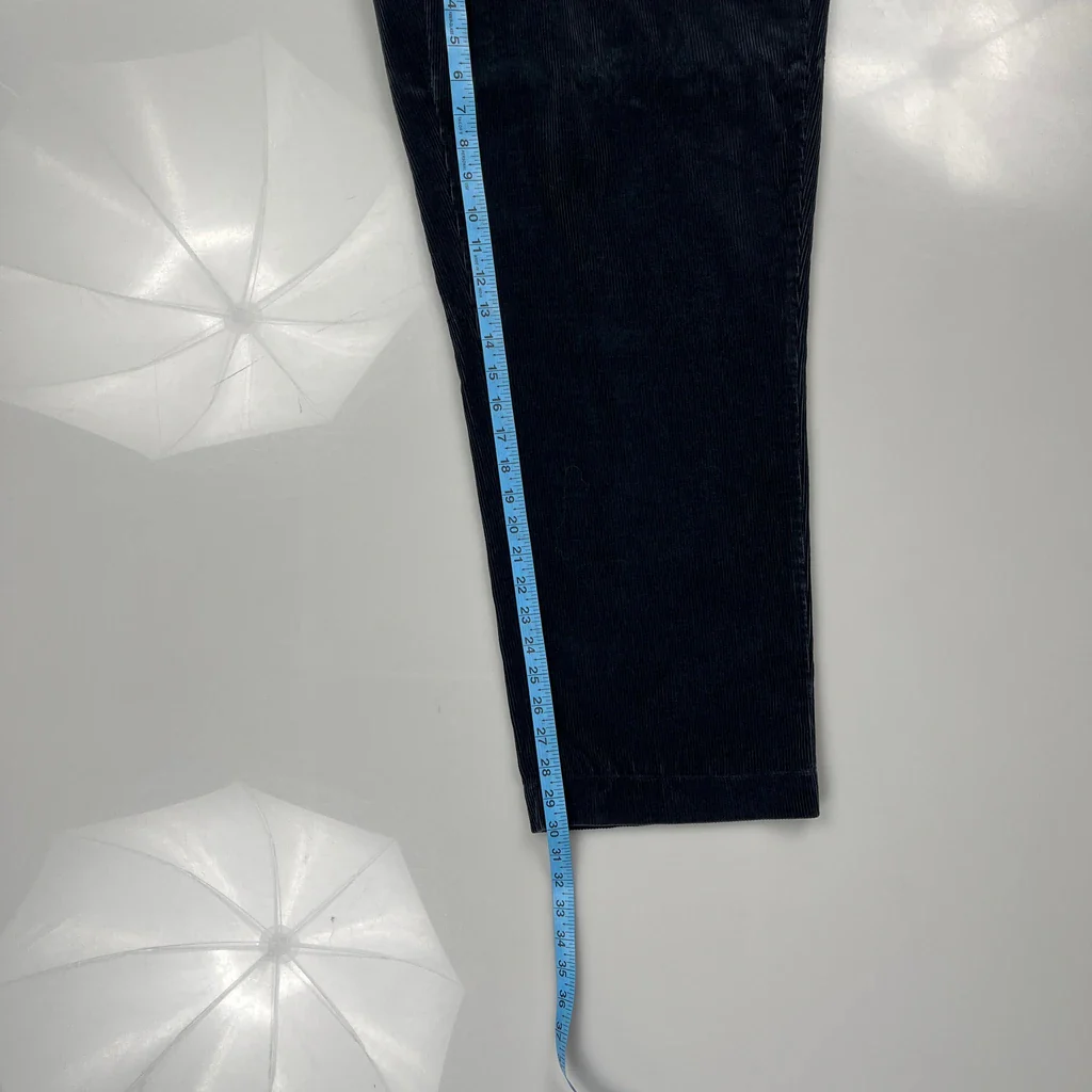 Polo Sport Cord Trousers - 36″ Waist Blue Cotton - Image 5