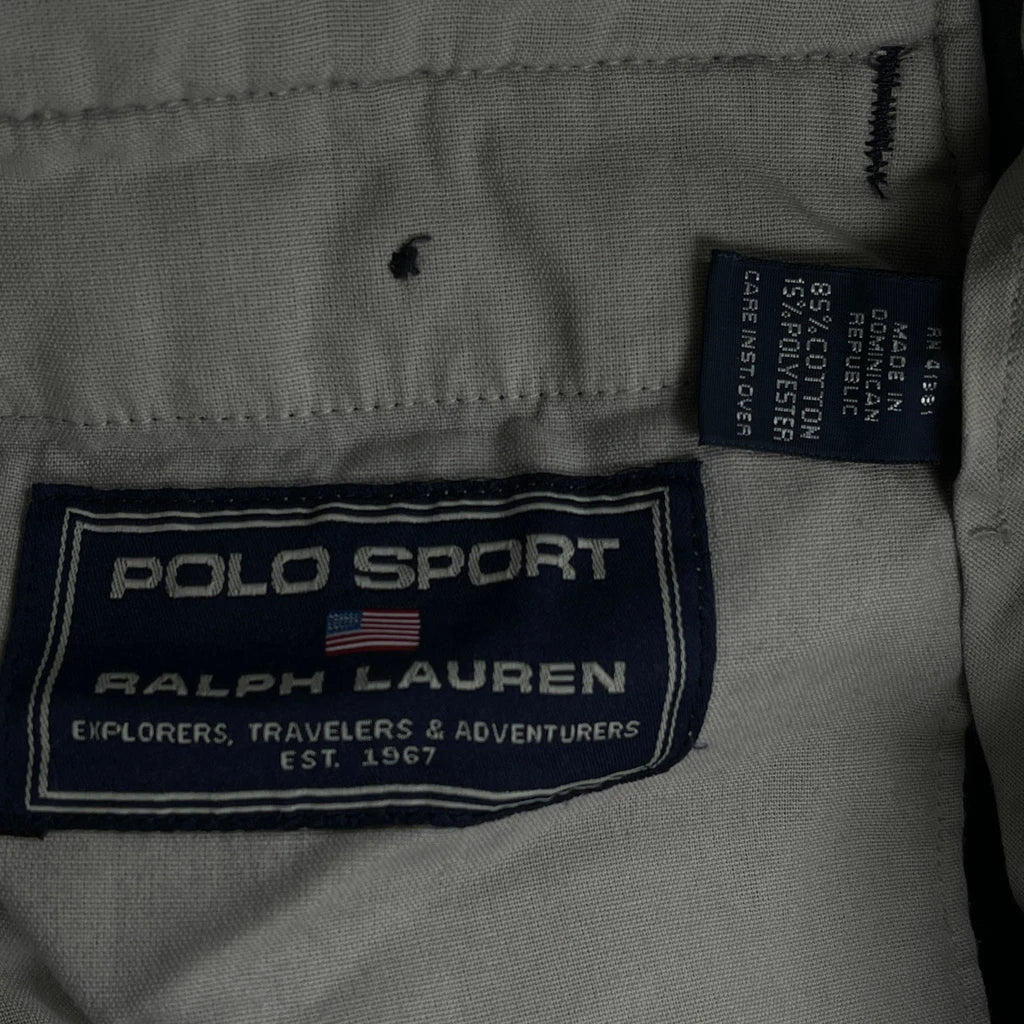Polo Sport Cord Trousers - 36″ Waist Blue Cotton - Image 6