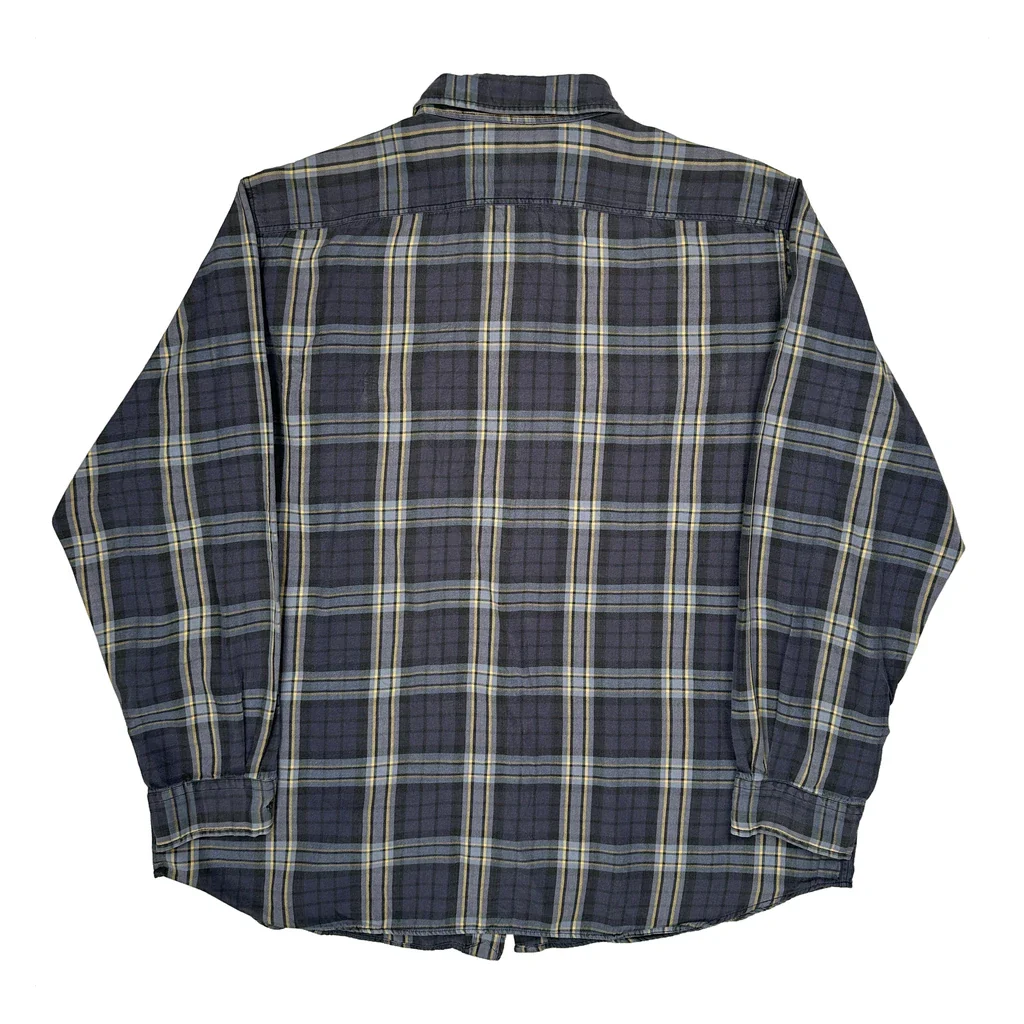 Polo Sport Checked Flannel Shirt - XL Grey Cotton - Image 2