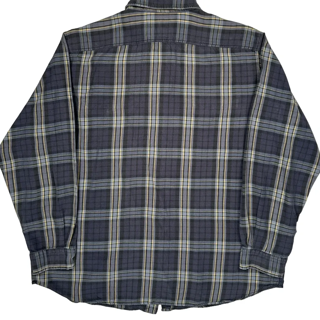 Polo Sport Checked Flannel Shirt - XL Grey Cotton - Image 7