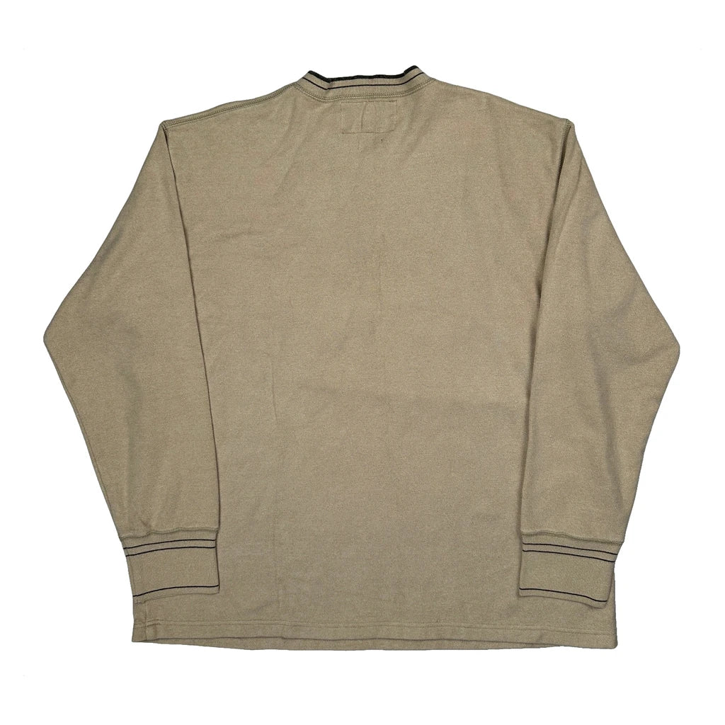 Polo Sport Henley Long Sleeve T-Shirt - XL Beige Cotton Blend - Image 2
