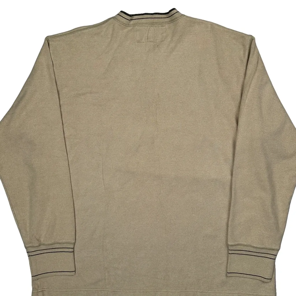 Polo Sport Henley Long Sleeve T-Shirt - XL Beige Cotton Blend - Image 6