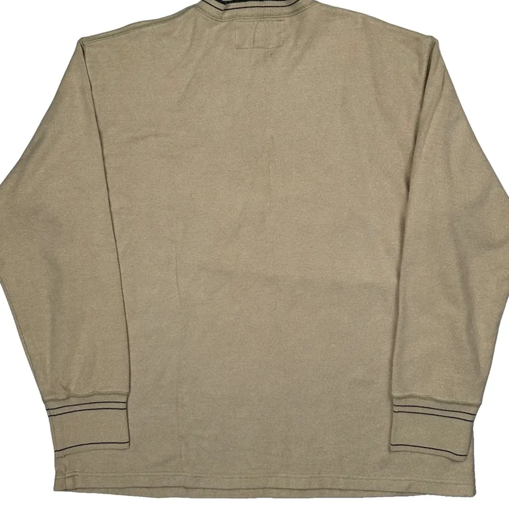 Polo Sport Henley Long Sleeve T-Shirt - XL Beige Cotton Blend - Image 7