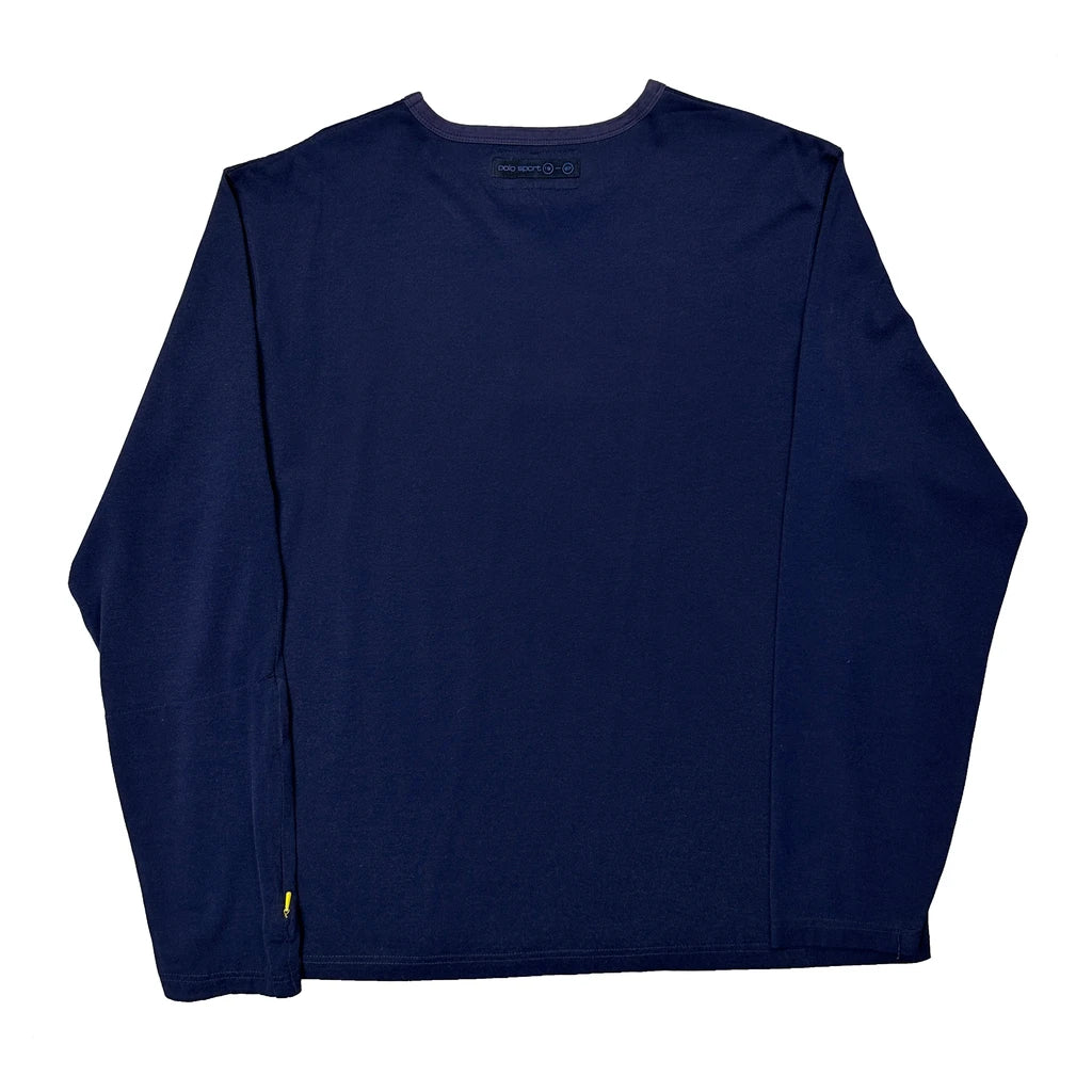 Polo Sport Long Sleeve T-Shirt - XL Navy Cotton Blend - Image 2