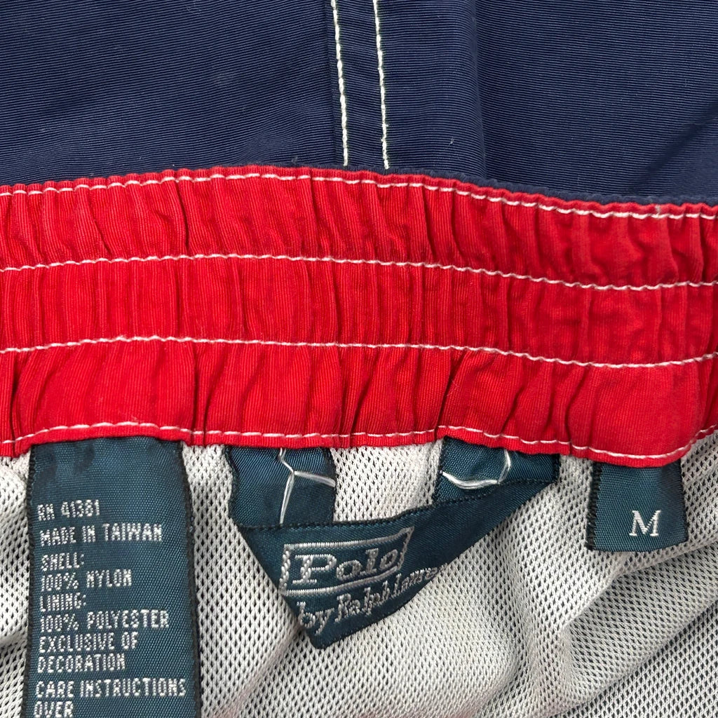 Polo Sport Polo By Ralph Lauren Contrast Stitch Sport Shorts - 30W 8L Navy Nylon - Image 6