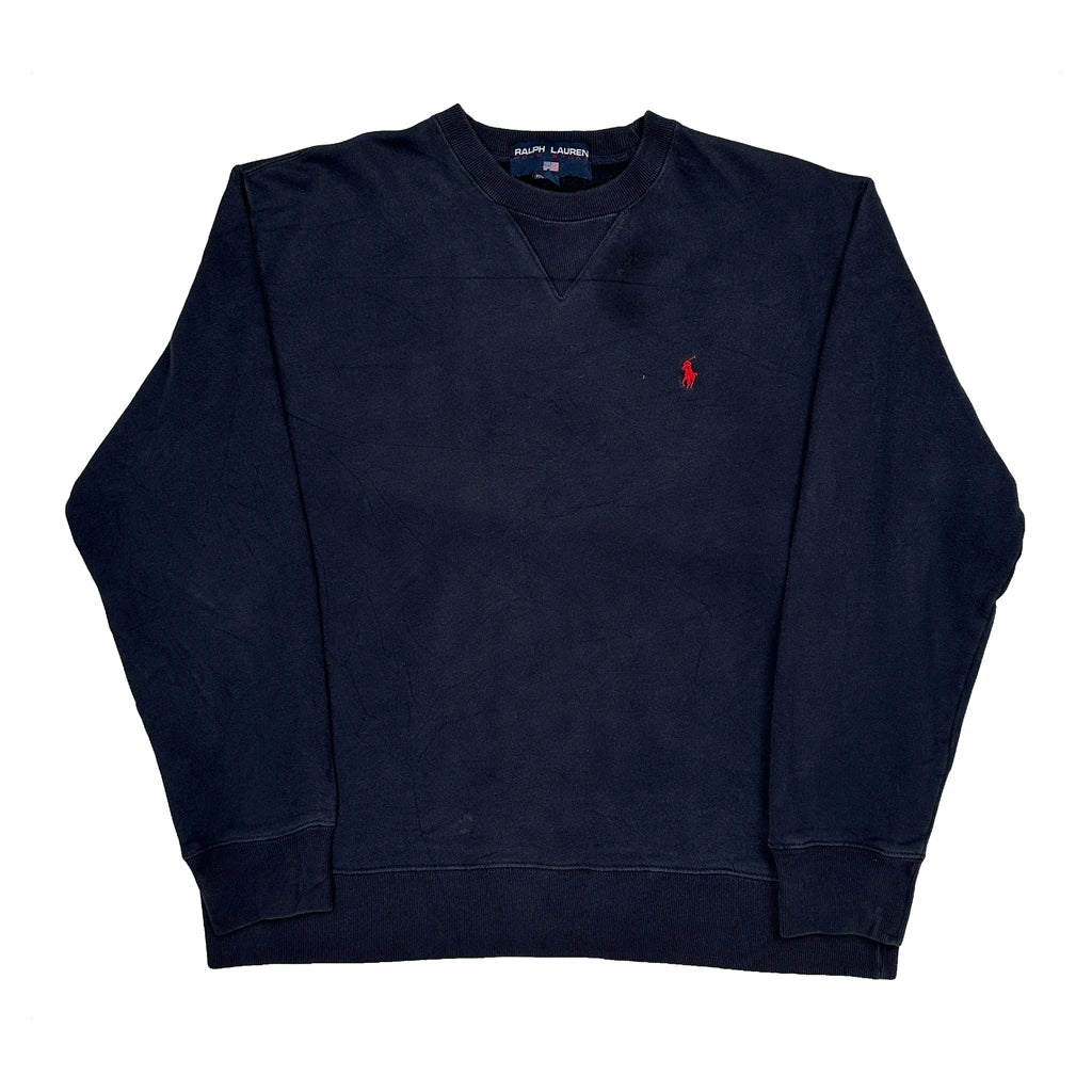 Polo Sport Ralph Lauren Sweatshirt - Medium Navy Cotton