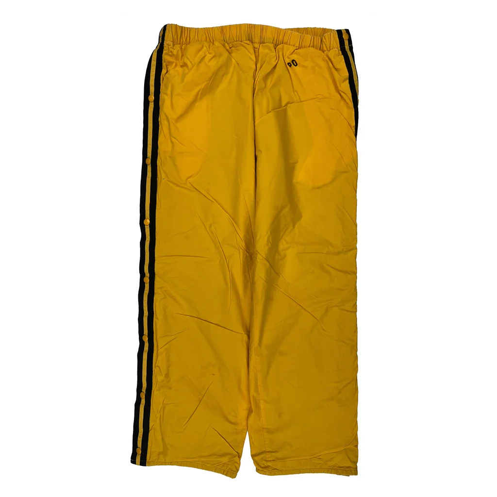 Polo Sport Wide Leg Track Pants - Large Yellow Cotton