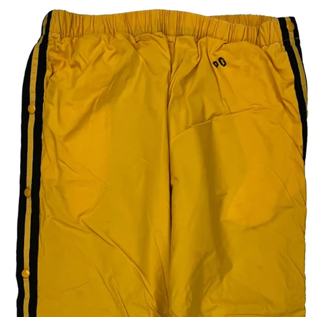 Polo Sport Wide Leg Track Pants - Large Yellow Cotton - Image 4