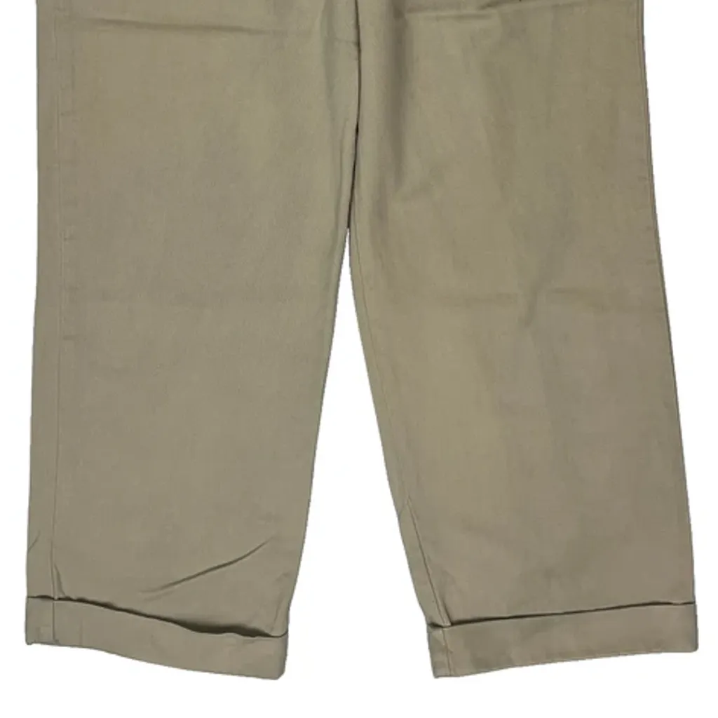 Polo Sport Pleated Trousers - 28W UK 10 Beige Cotton - Image 10