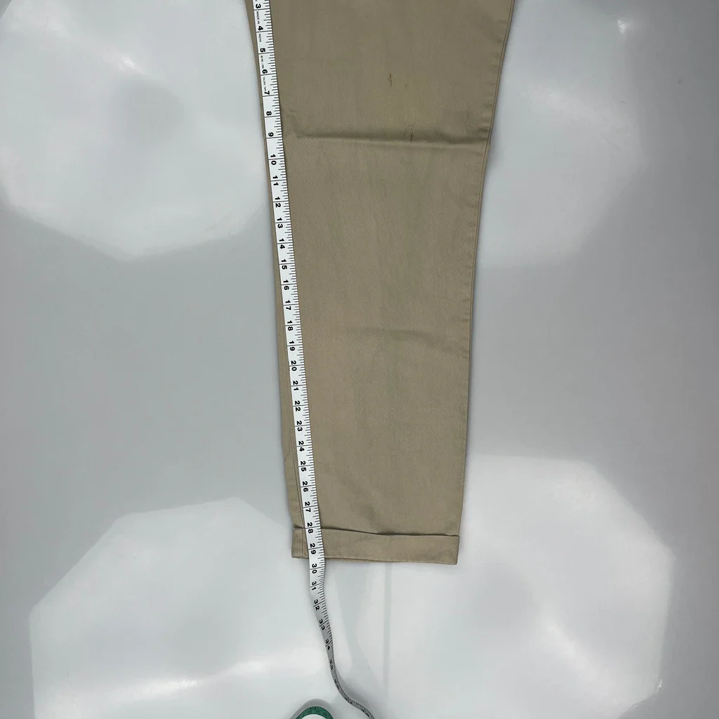 Polo Sport Pleated Trousers - 28W UK 10 Beige Cotton - Image 5