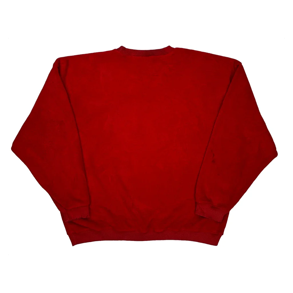 Pooh And Friends Disney Cartoon Sweatshirt - XL Red Polyester - Image 2