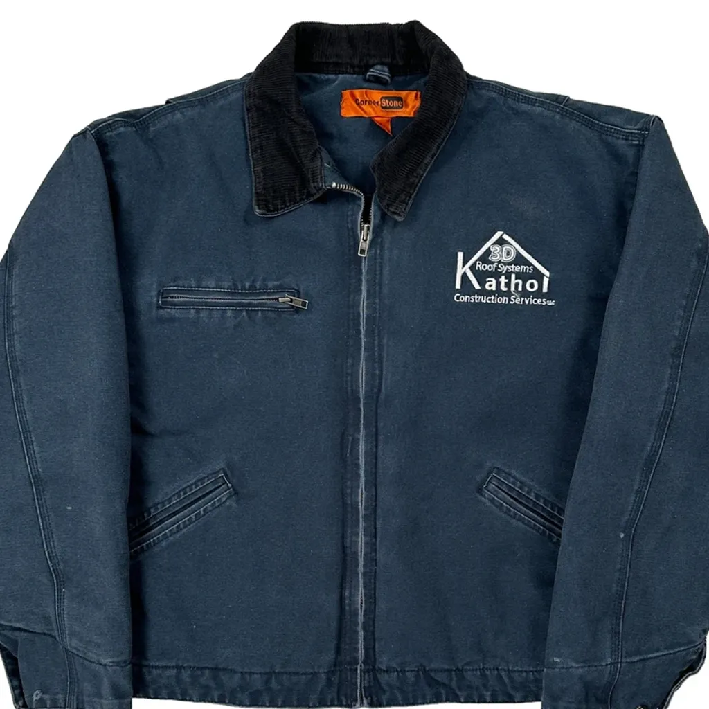 Port Authority Workwear Detroit Jacket - Large Blue Cotton - Image 5