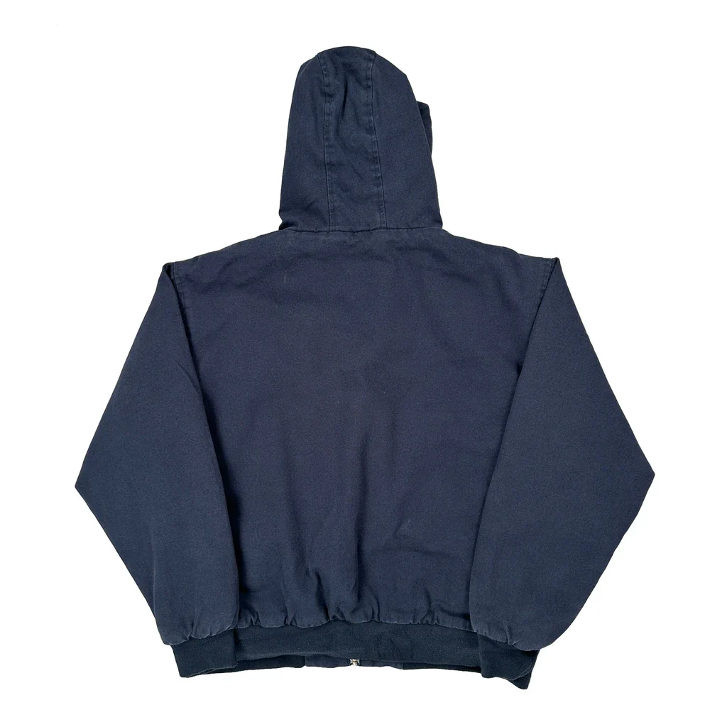 Port Authority Workwear Jacket - Large Blue Cotton Blend - Image 2