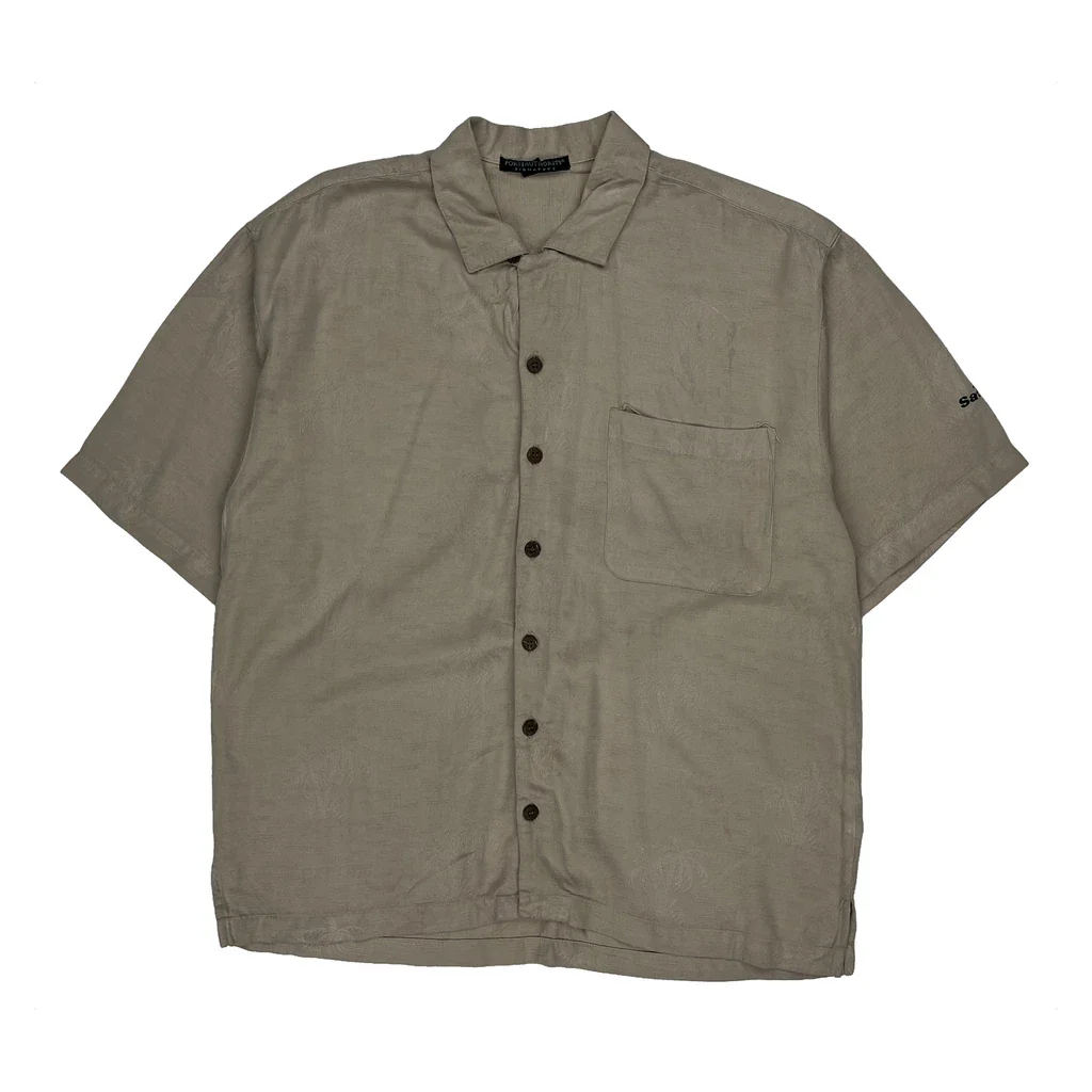 Port Authority Short Sleeve Shirt - Medium Beige Linen