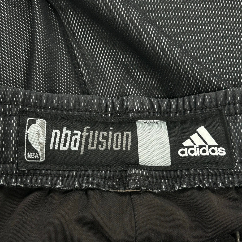 Portland Trail Blazers Adidas Graphic Sport Shorts - Medium Black Polyester - Image 3