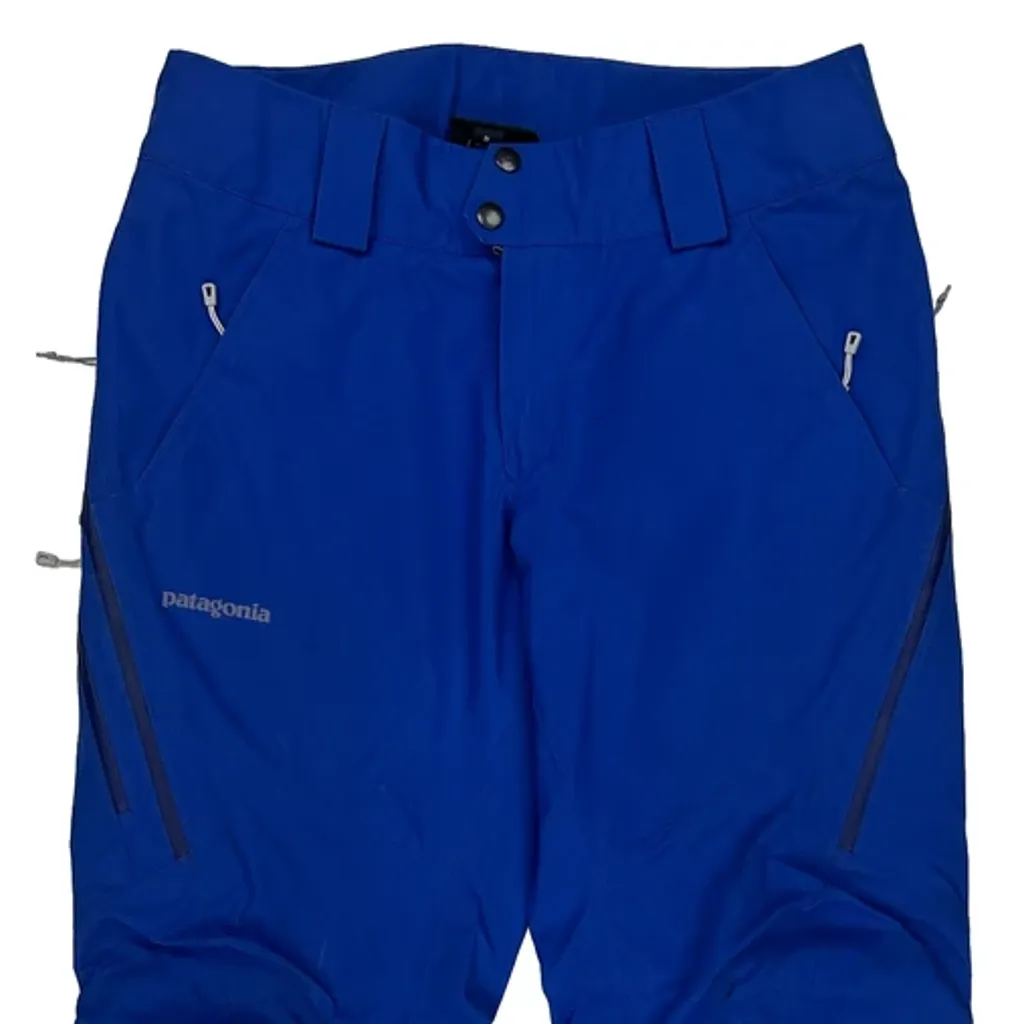 Powder Bowl Patagonia Waterproof Ski Trousers - 32″ Waist Blue Gore-Tex - Image 8