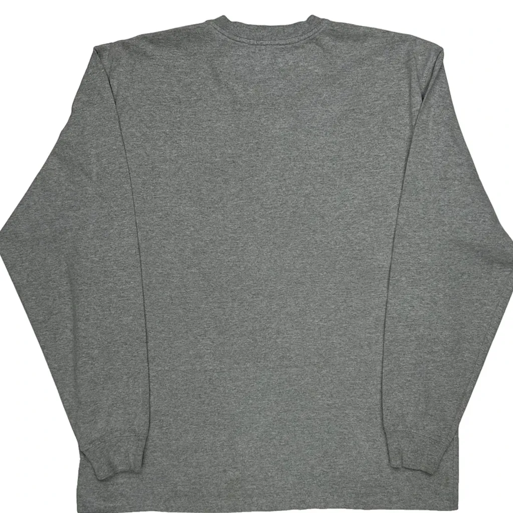 Power Of Pride Carhartt Long Sleeve T-Shirt - Large Grey Cotton - Image 6