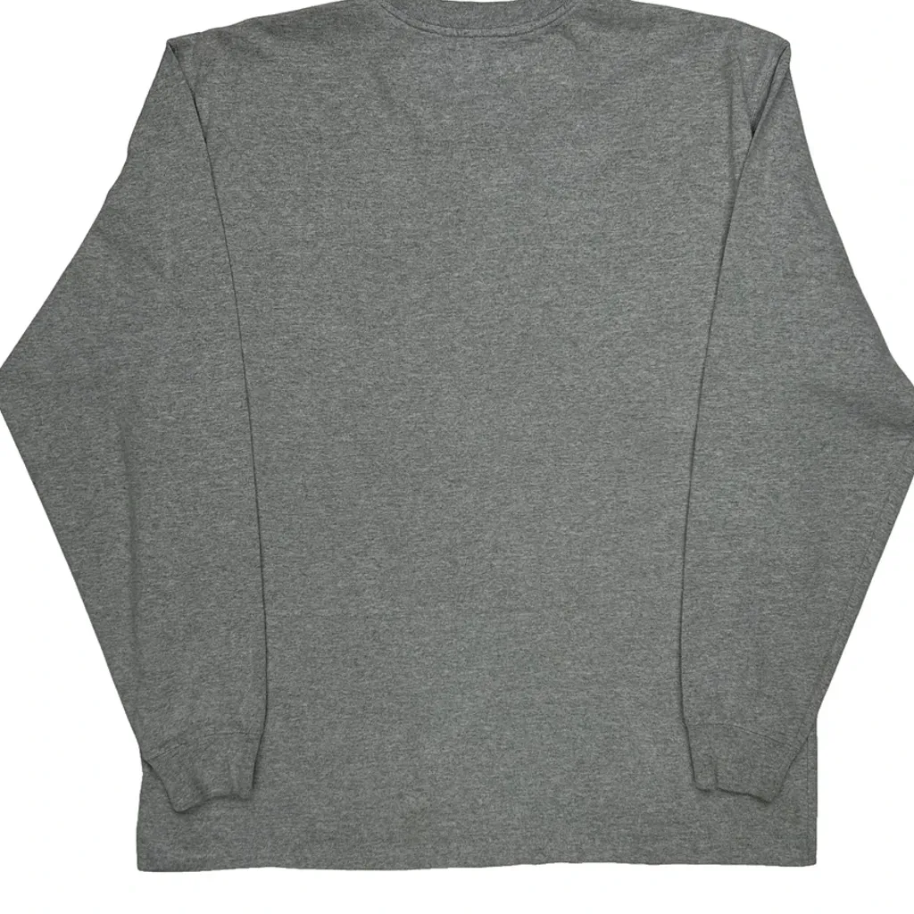 Power Of Pride Carhartt Long Sleeve T-Shirt - Large Grey Cotton - Image 7