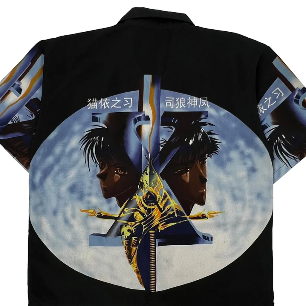 Power Play Graphic Short Sleeve Shirt - 2XL Black Polyester - Image 7