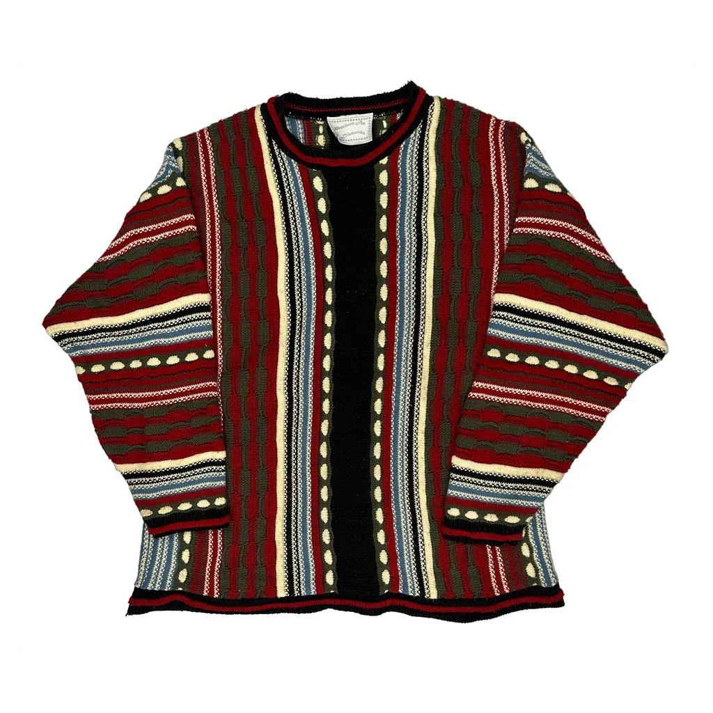 Precious As Diamonds Oversized Jumper - XL Multicoloured Cotton