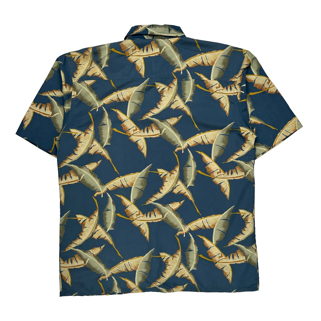 Premier Hawaiian Shirt - Large Blue Polyester - Image 2