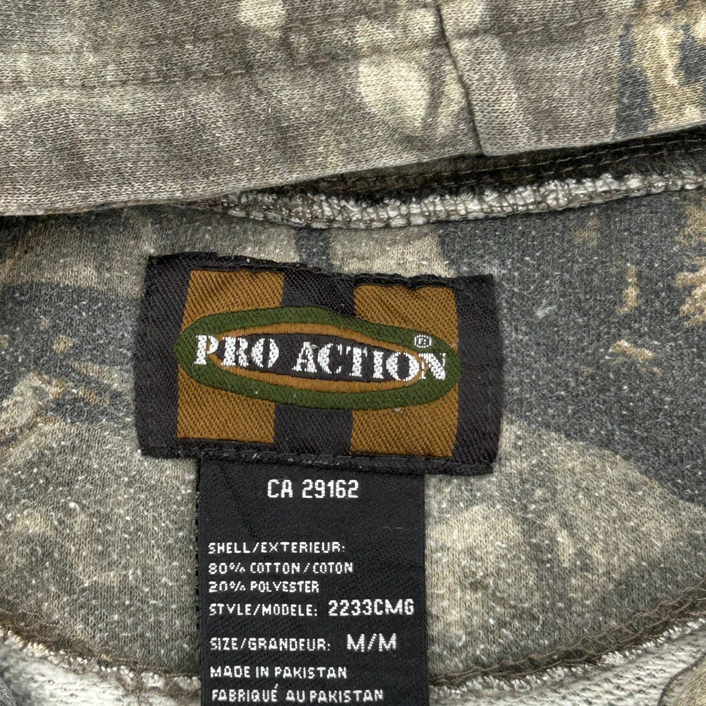 Pro Action Camo Hoodie - Medium Camo Cotton Blend - Image 3