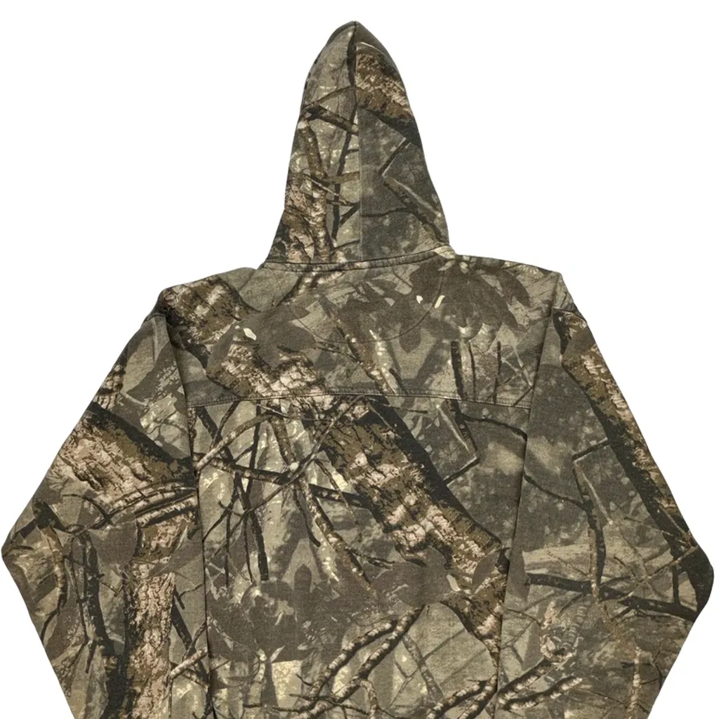 Pro Action Camo Hoodie - Medium Camo Cotton Blend - Image 8