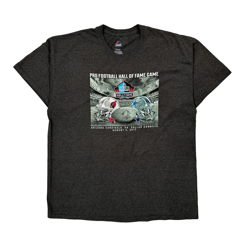 Pro Football Hall Of Fame Game Majestic Nfl T-Shirt - XL Grey Cotton