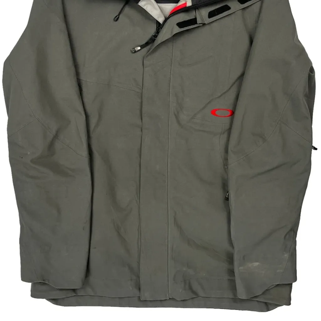 Pro Rider Series Oakley Ski Jacket - Large Grey Polyester - Image 4