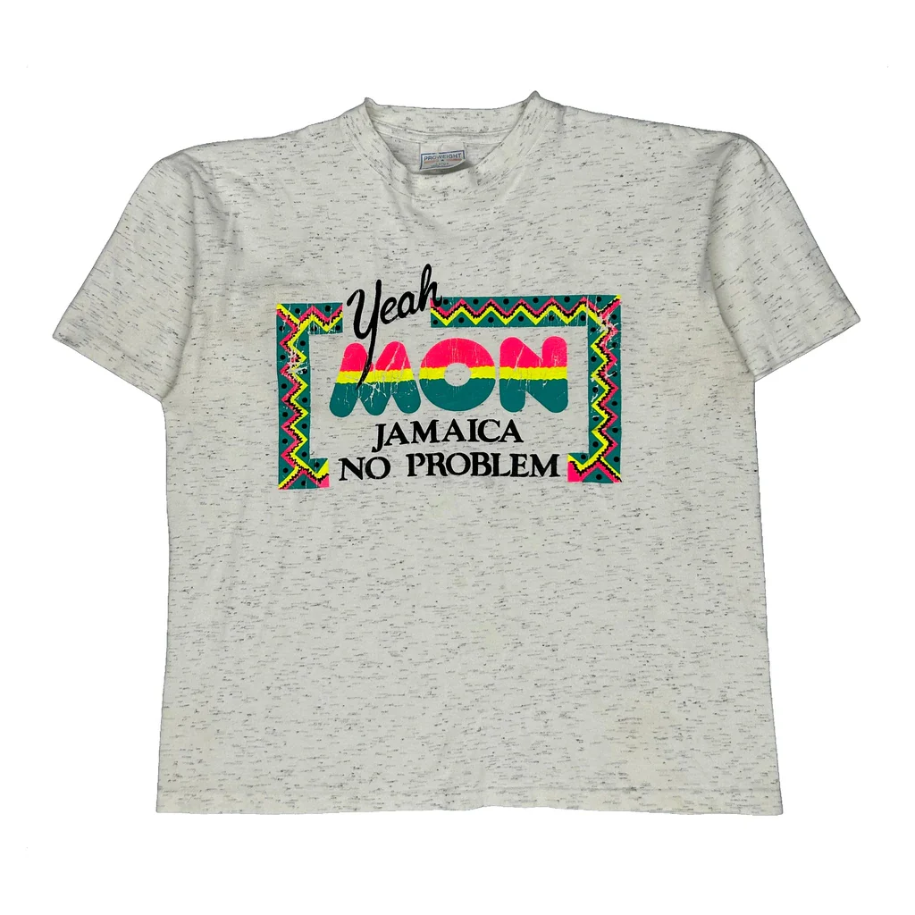 Pro-Weight T-Shirt - Large White Cotton