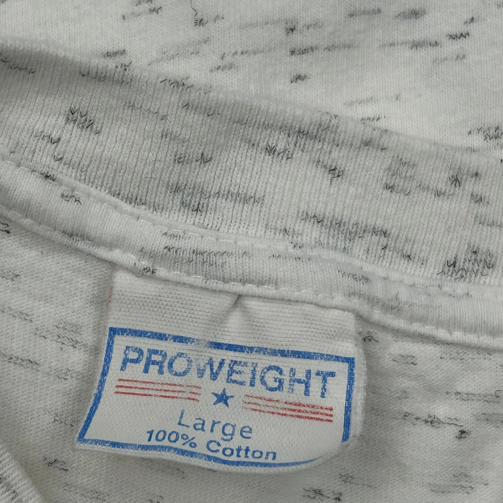Pro-Weight T-Shirt - Large White Cotton - Image 3