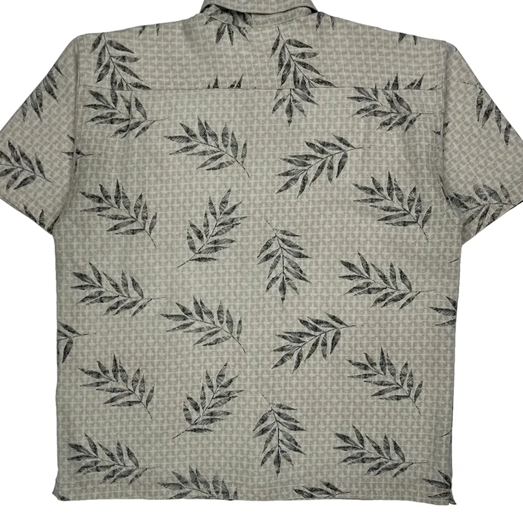 Profilo Short Sleeve Shirt - Large Beige Polyester - Image 6