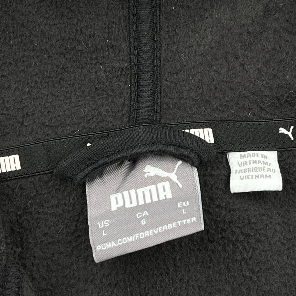 Puma Hoodie - Large Black Polyester - Image 3