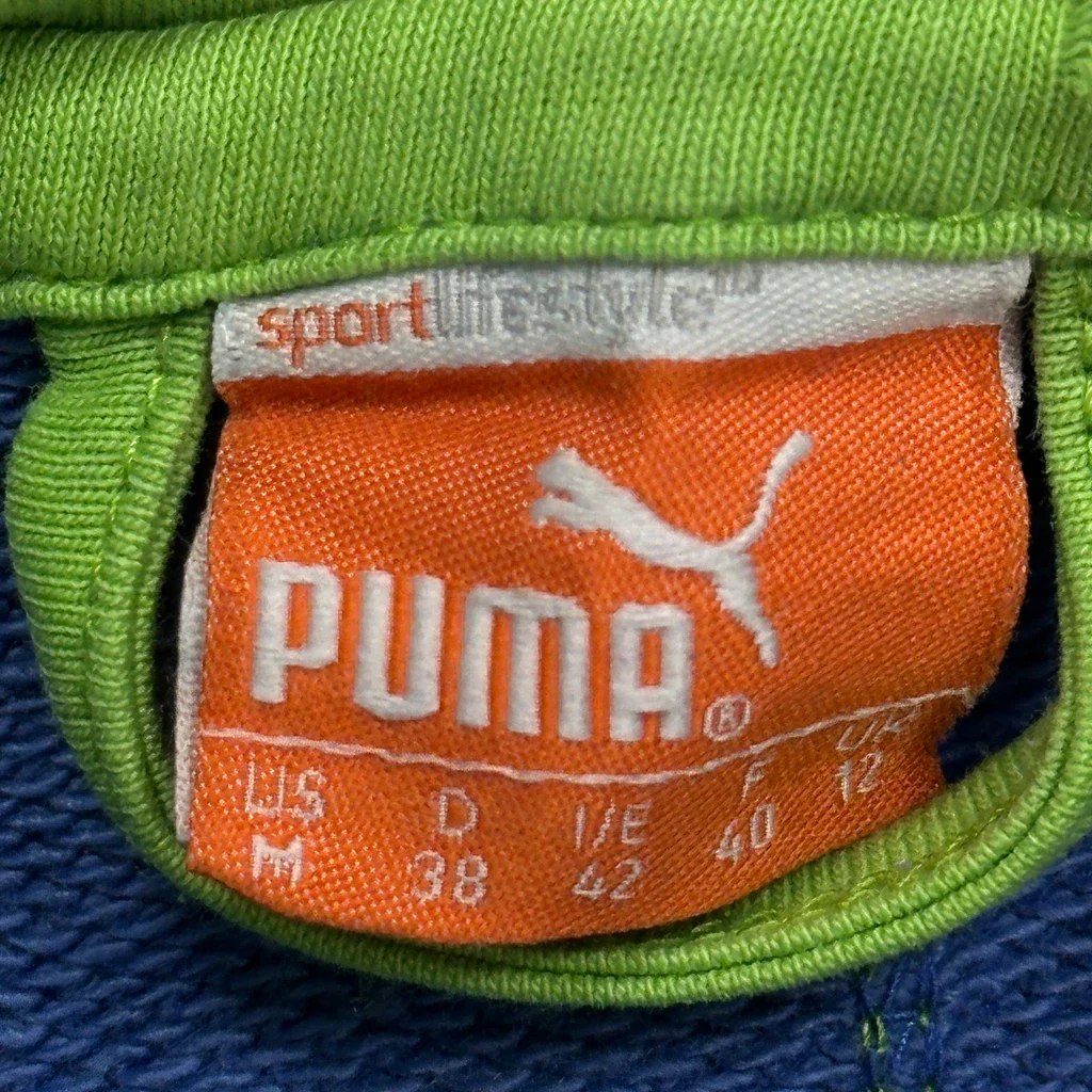 Puma Hoodie - Medium Blue Cotton - Image 3