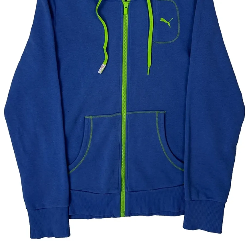 Puma Hoodie - Medium Blue Cotton - Image 4