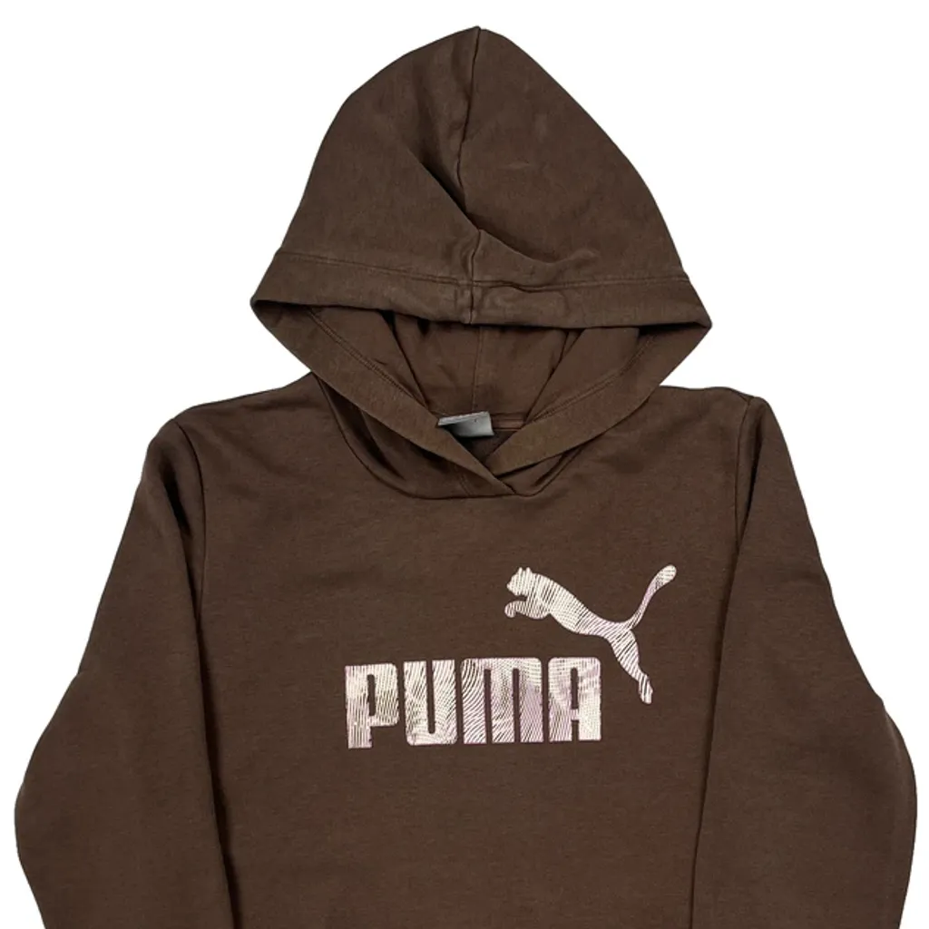 Puma Hoodie - XL Brown Cotton - Image 5