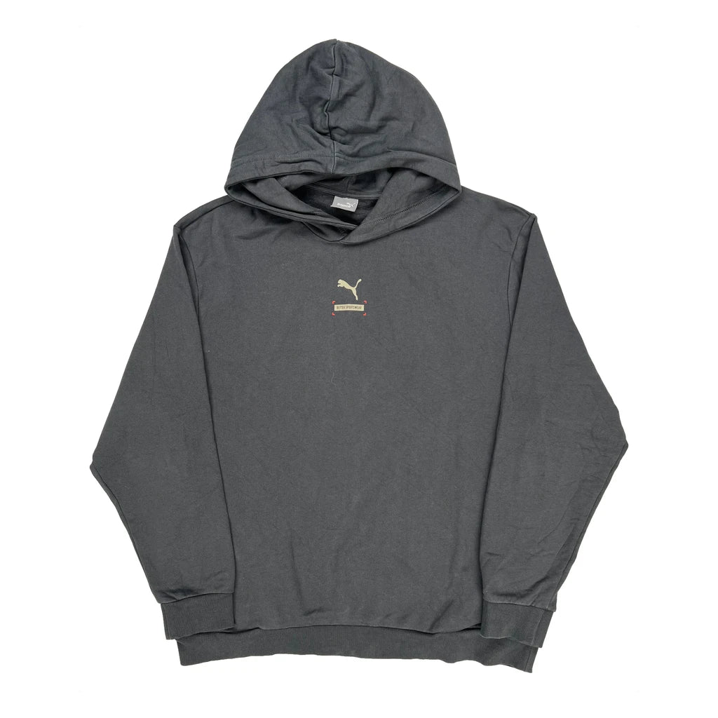 Puma Hoodie - XL Gray Cotton