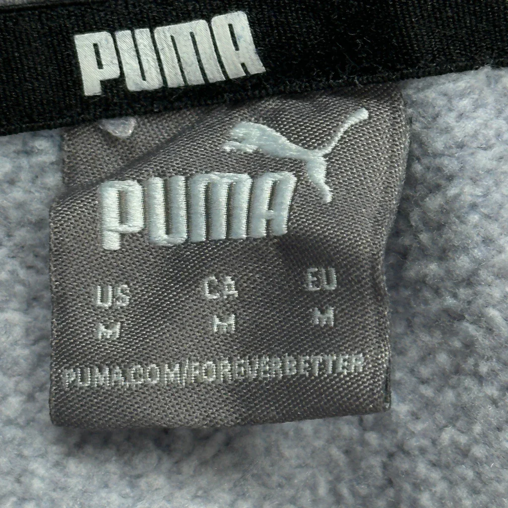 Puma Hoodie - Medium Grey Cotton - Image 3
