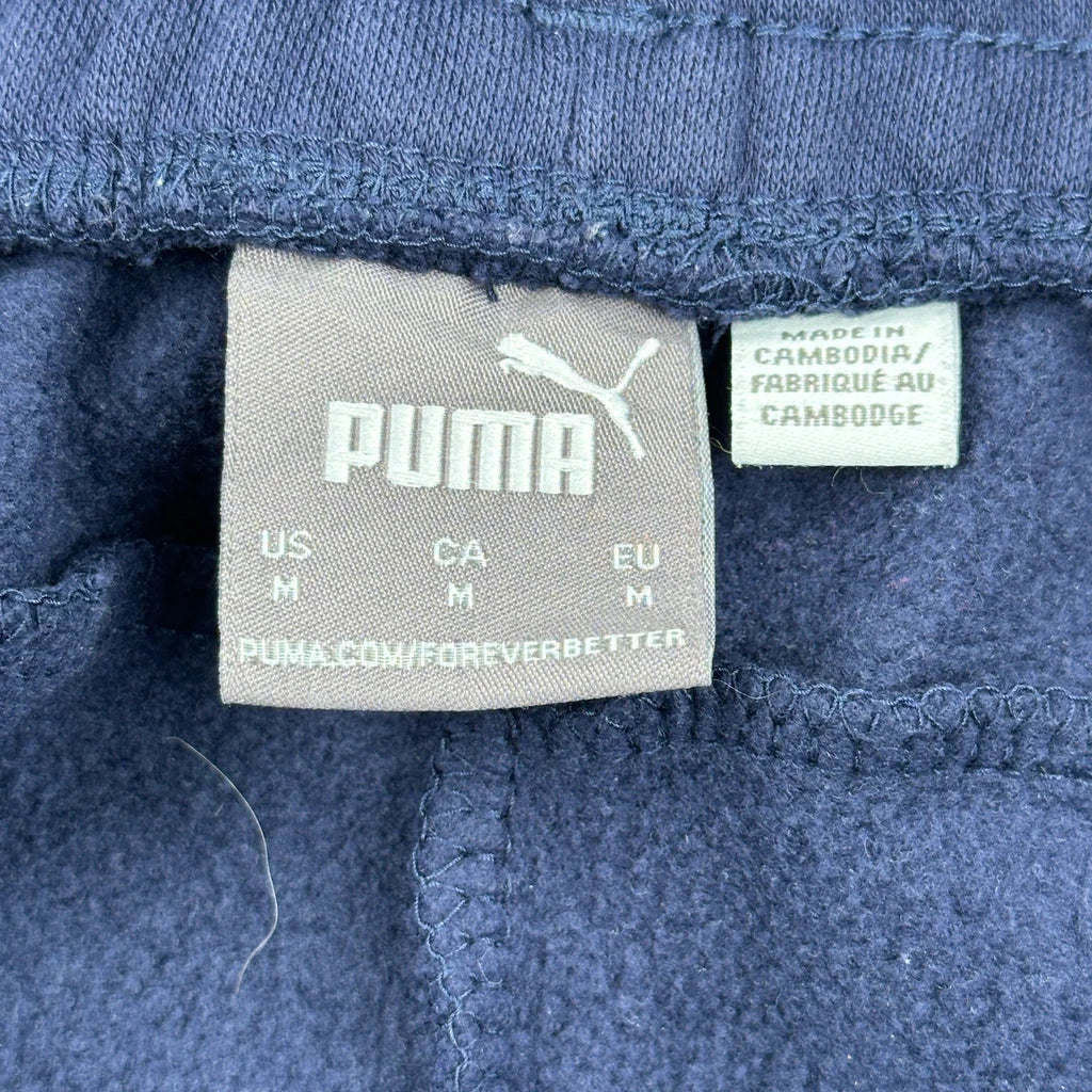 Puma Joggers - Medium Navy Cotton - Image 3